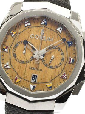 CORUM Admirals cup 116.101.20/F249AW02 Wood Dial Automatic Men's Watch